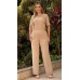 470181 - Conjunto de Alfaiataria Ramany Blusa / Calça :: Bege